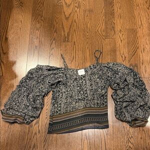 MISA Patterned Blouse